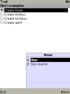 Results of hecl code